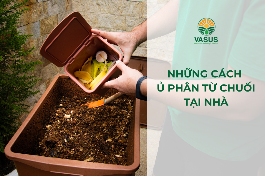 những cách ủ phân từ chuối
